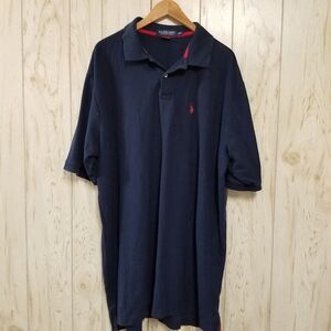 U.S. Polo Assn. Navy Blue Polo Shirt 4XLT